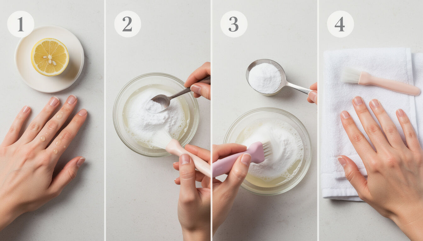 Découvrez 5 astuces naturelles efficaces pour avoir des ongles plus blancs, éclatants et pleins de vitalité, sans produits chimiques.